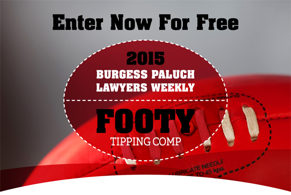 footy tipping poster
