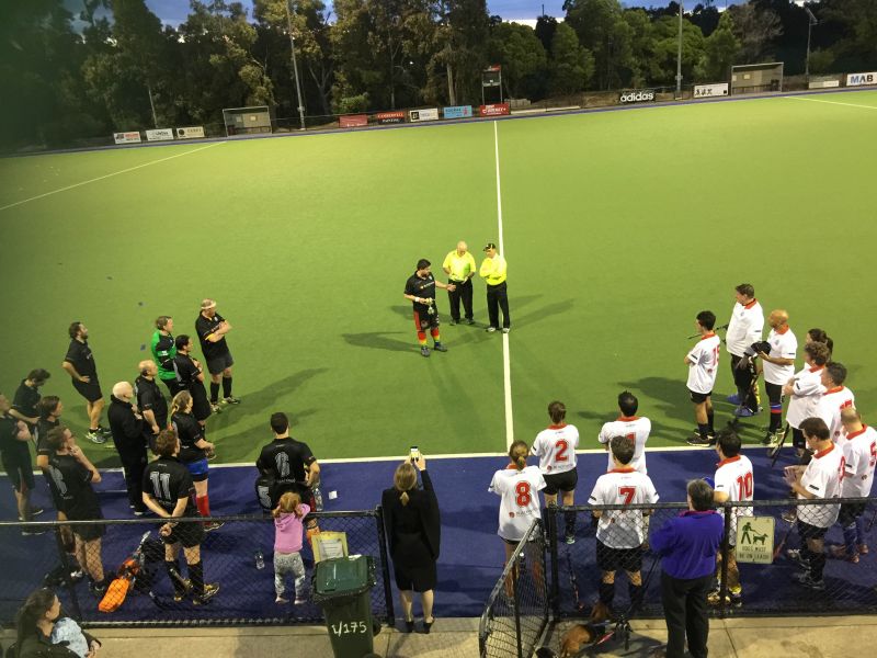 players on hockey pitch